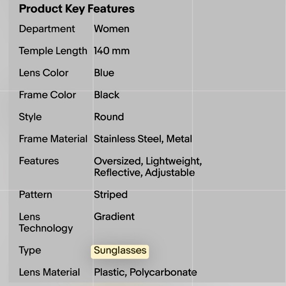 New! Authentic GUCCI Round Metal Frame Sunglasses - Picture 16 of 16